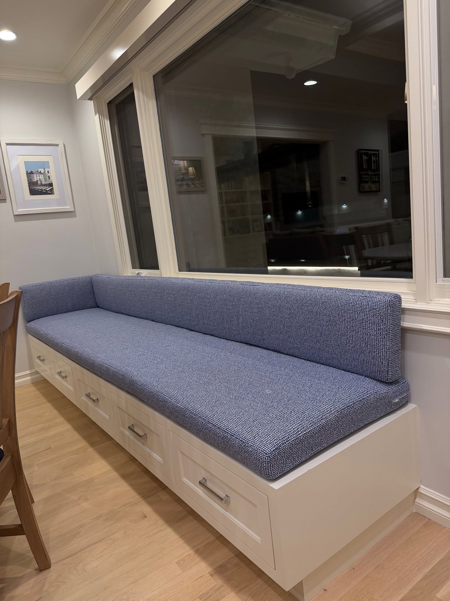 Window Seat 5 Drawer Banquette
